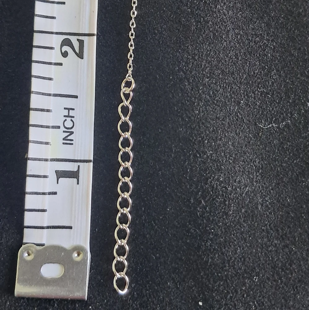 Sterling Silver Double Halo/Circle‎ Cubic Zirconia Necklace
